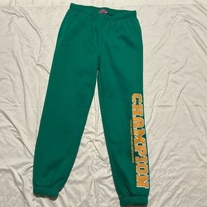 Champion Green Sweatpants